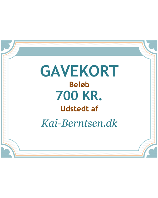 Gavekort på 700 kr.